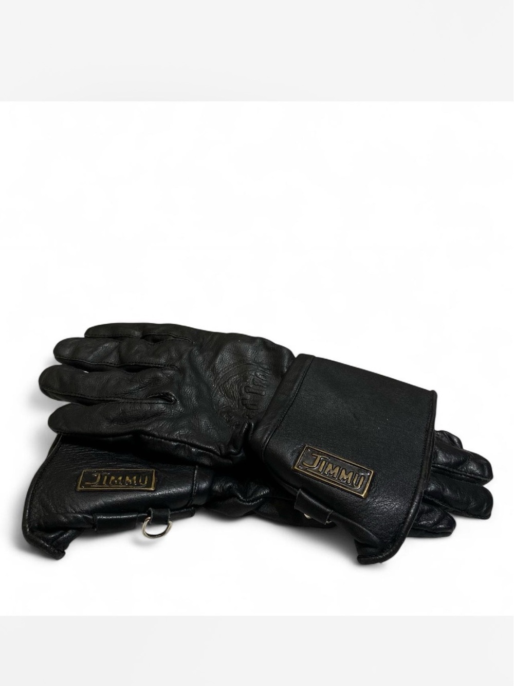 Black Leather Women’s Riding Gloves